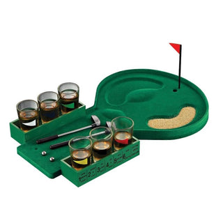 6 Shot Glass Golf Drinking Game