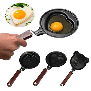 Omelette Designer Mini Egg Pan - Mini Poele ( Design May very)-heartshaped