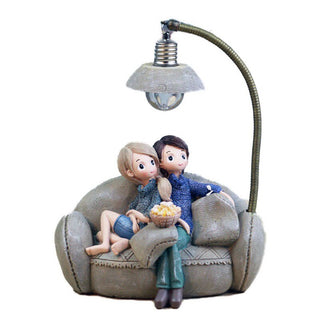 Chilling Couple Couch Lamp - Geekmonkey