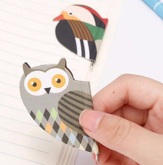 Bird - Magnetic Bookmark with Pen