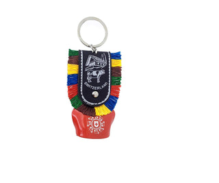 Cow Bell Metal Keychain