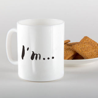 dog face mug with cookies