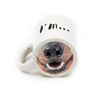 dog face mug