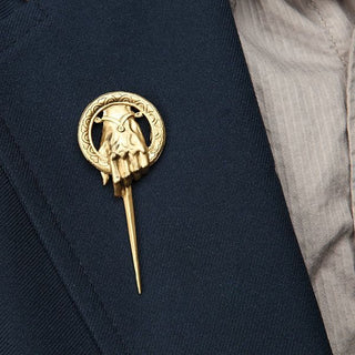 Hand To The King Pin Badge