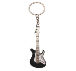 Metal Electric Guitar Keychain