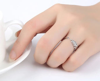 Leaf Ring - Adjustable Finger Ring