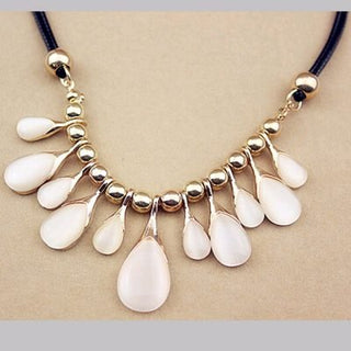 opal crystal necklace