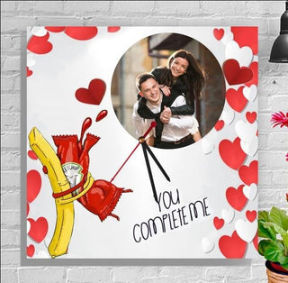 Custom Couple Clock - Together Forever