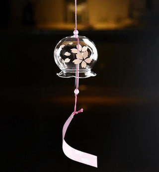 Glass Hanging Wind Chime Blessing Bell